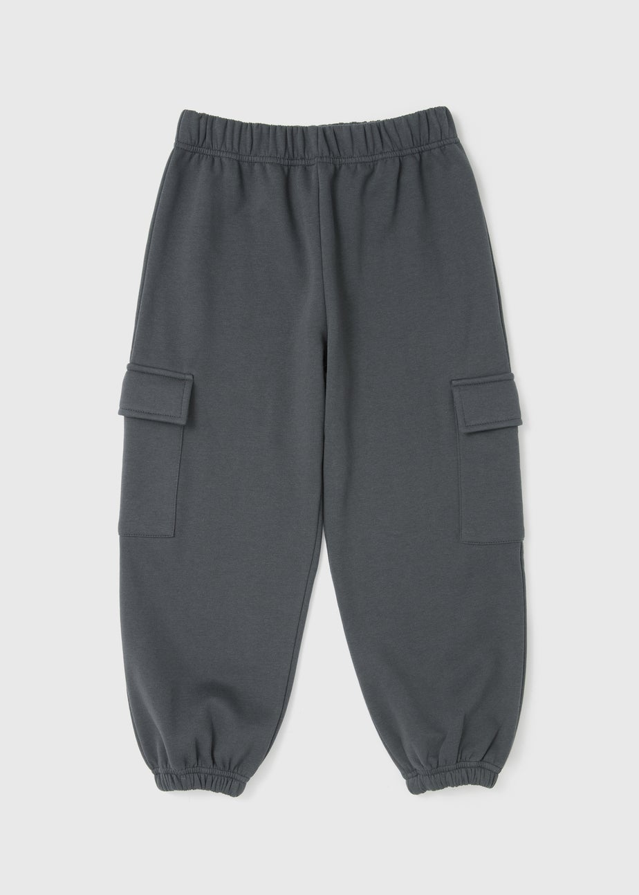 Girls Grey Utility Joggers (7-15yrs)