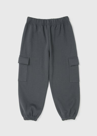 Girls Grey Utility Joggers (7-15yrs)
