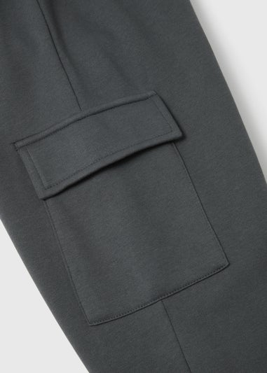 Girls Grey Utility Joggers (7-15yrs)