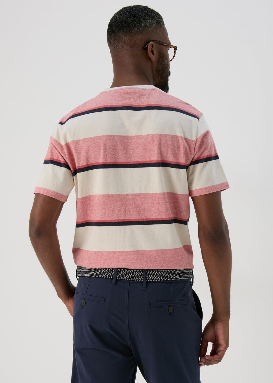 Pink Stripe Block T-Shirt