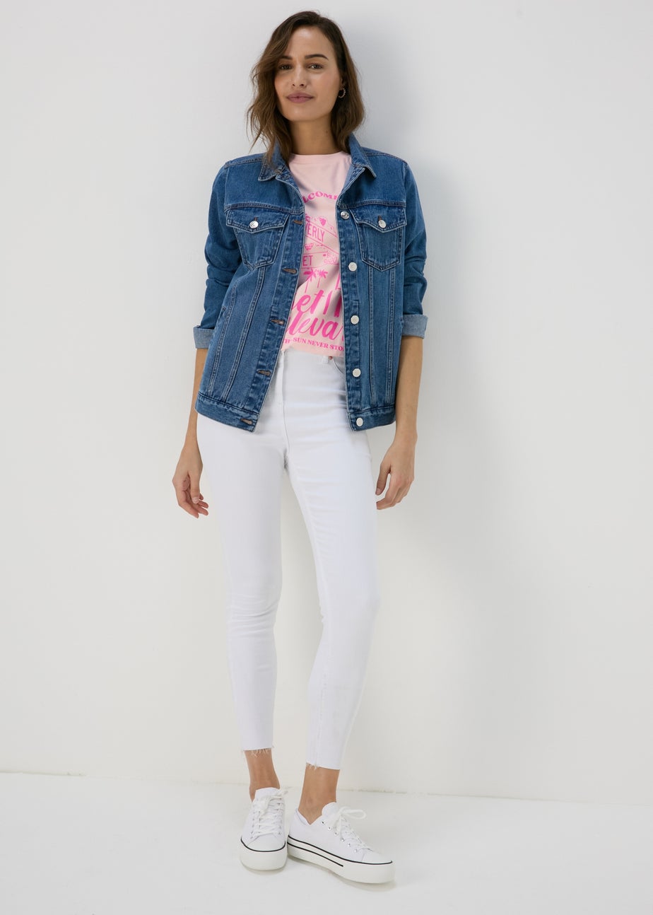 Pink Venice Beach Oversized T-Shirt