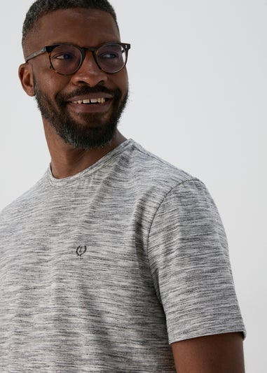 Lincoln Grey Space Dye T-Shirt