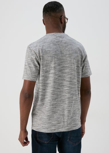 Lincoln Grey Space Dye T-Shirt