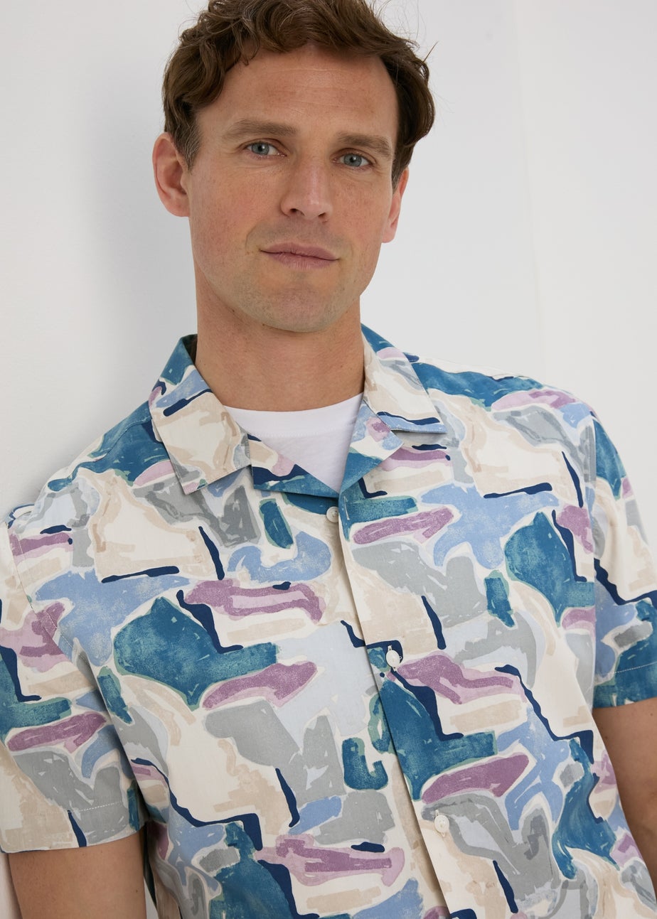 Multicolour Watercolour Shapes Shirt