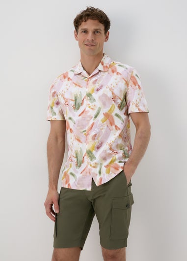 Peach Watercolour Brush Stroke Shirt