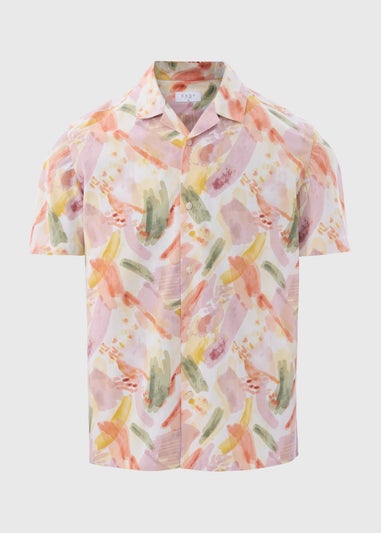 Peach Watercolour Brush Stroke Shirt