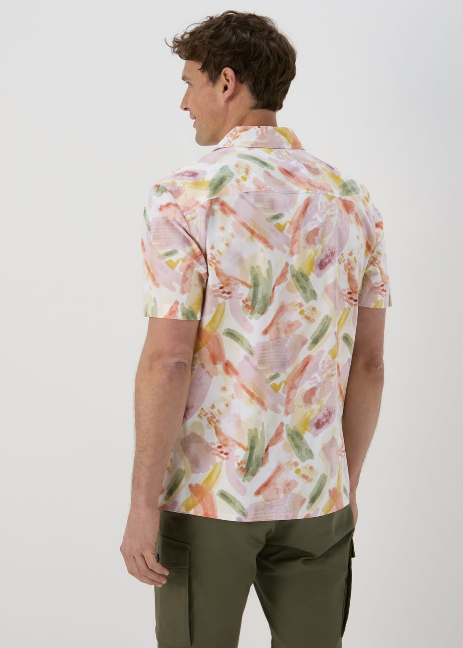 Peach Watercolour Brush Stroke Shirt