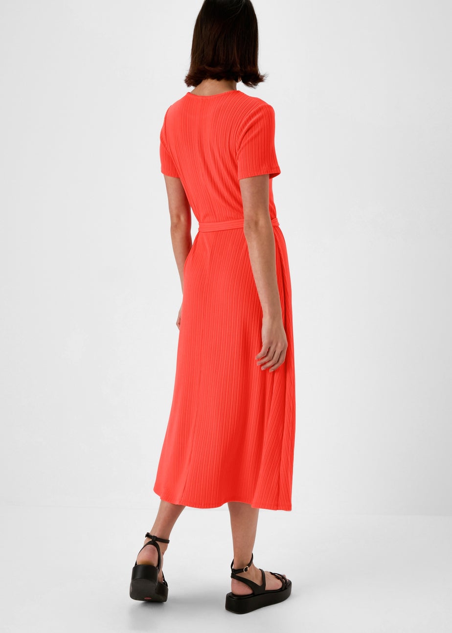 Et Vous Red Jersey Midi Dress