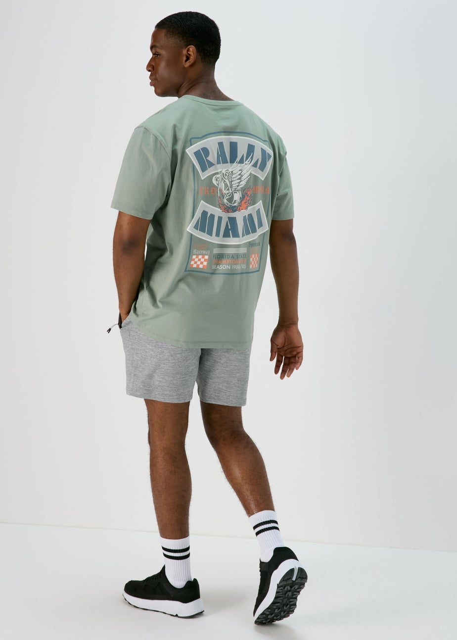 US Athletic Teal Rally Miami T-Shirt