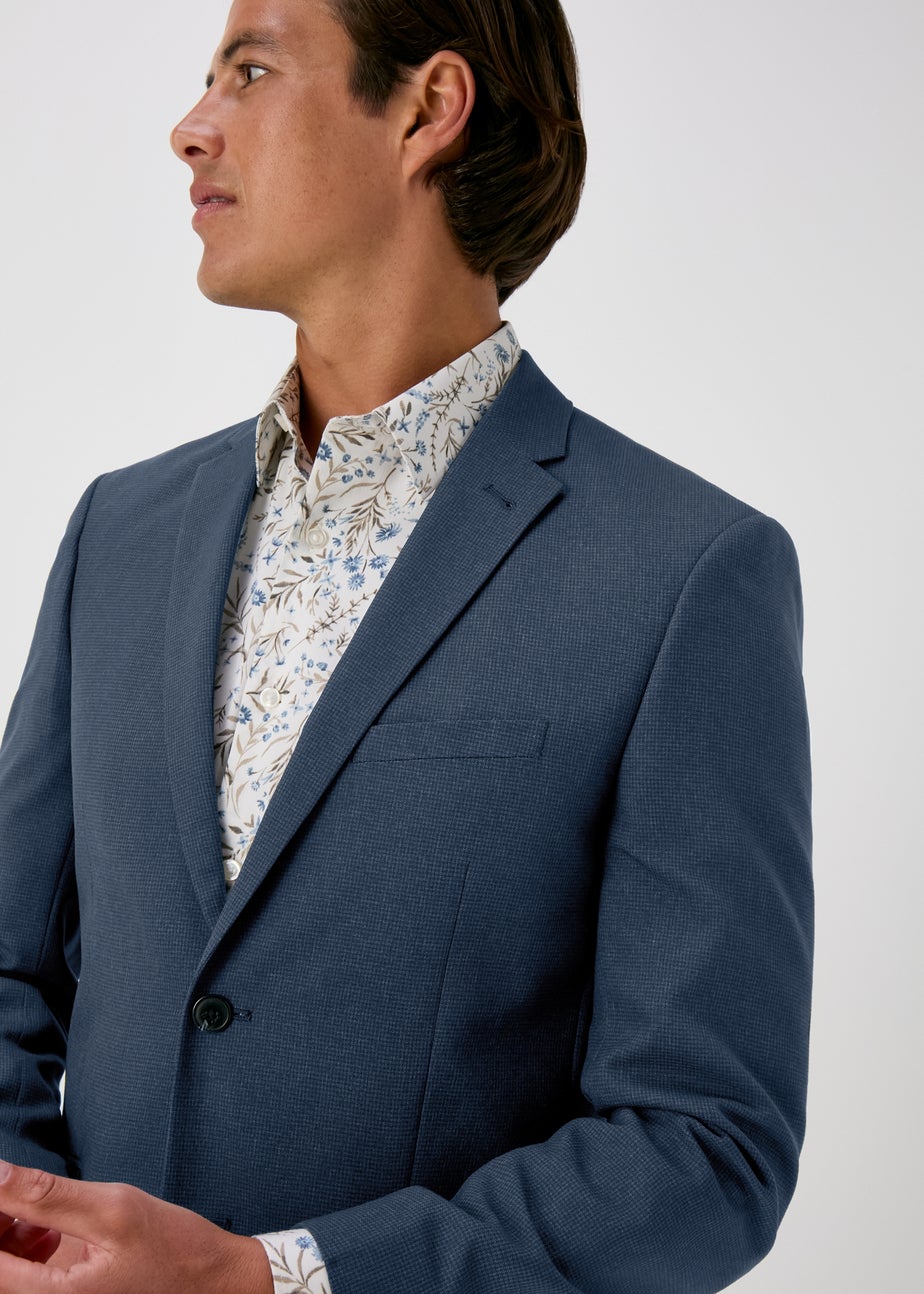 Taylor & Wright Navy Albarn Tailored Fit Jacket