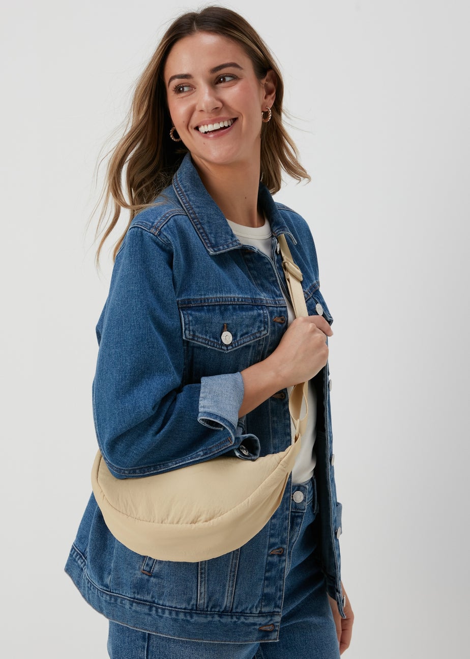 Stone Nylon Moon Bag