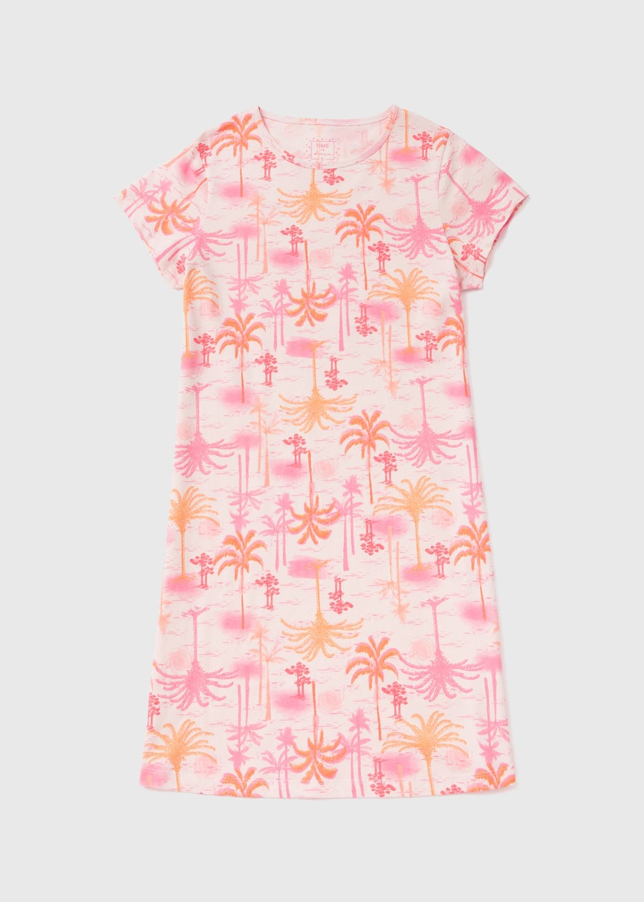 Multicolour Palm Print Nightie