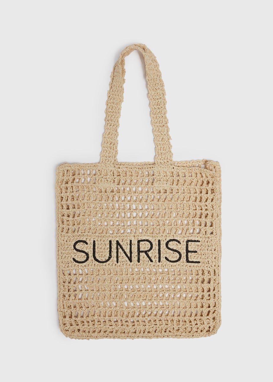 Sunrise Straw Shopper Natural