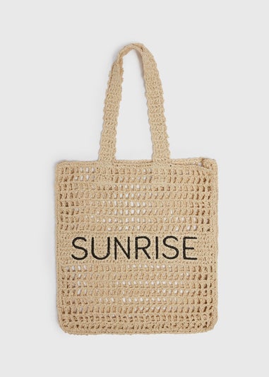 Sunrise Straw Shopper Natural