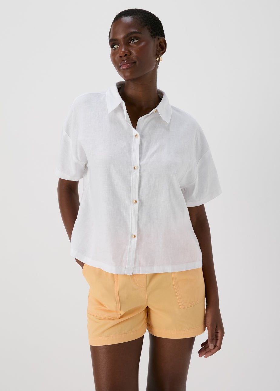 White Short Box Shirt