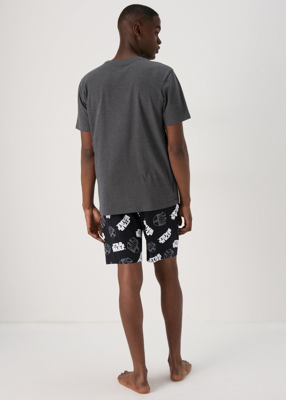 Mandalorian Grey Shorts Set