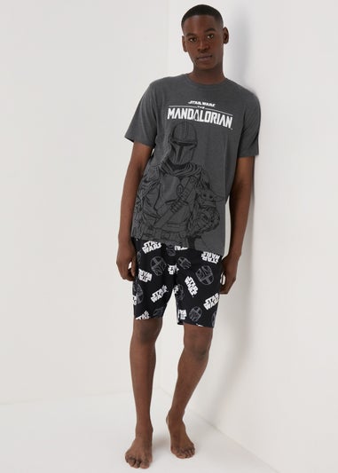 Mandalorian Grey Shorts Set