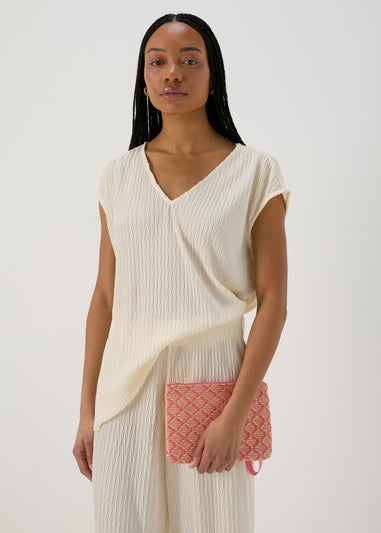 Wristlet Clutch Pink bag