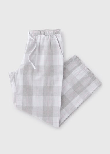 Grey Check Design Pyjama Bottoms