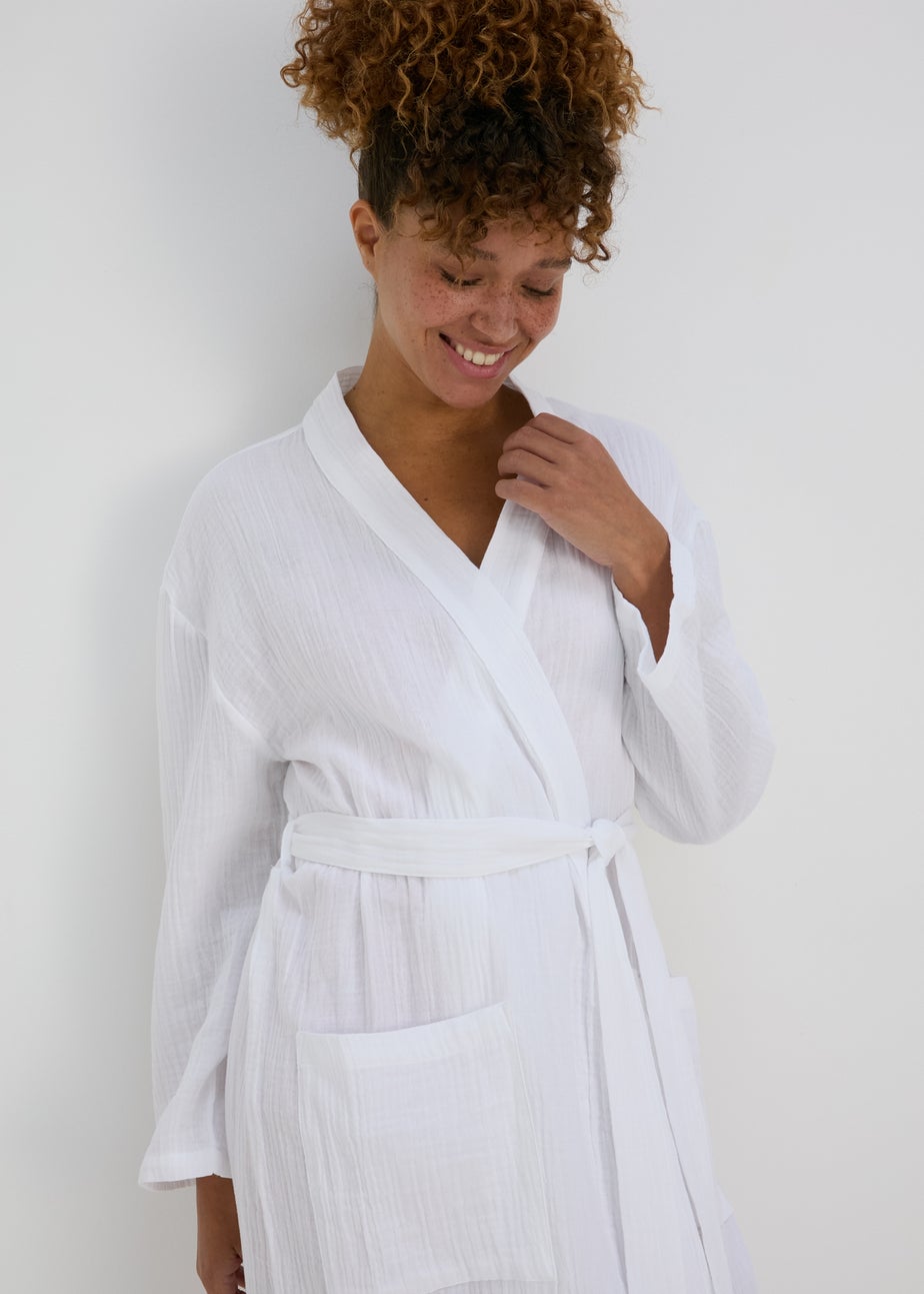 White Double Cloth Gown