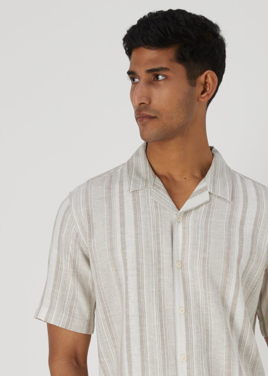 Stone Stripe Linen Shirt