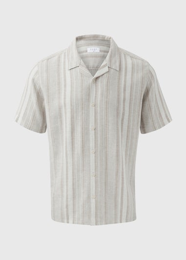 Stone Stripe Linen Shirt