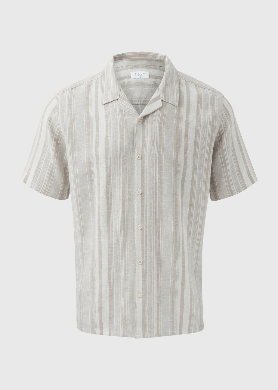 Stone Stripe Linen Shirt