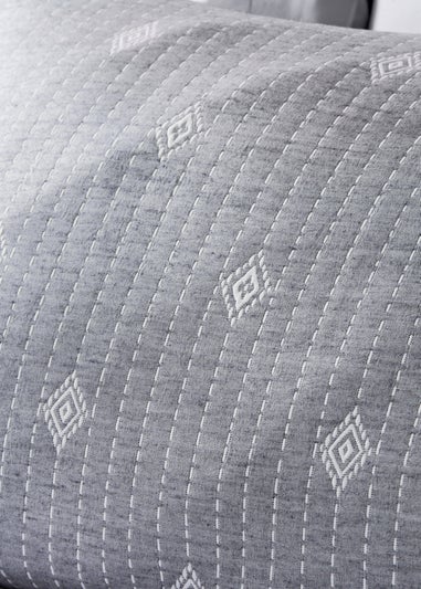 Blue Tile Stitch Duvet