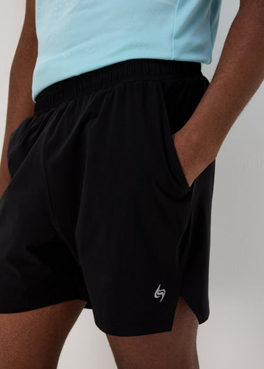 Souluxe Black Running Shorts