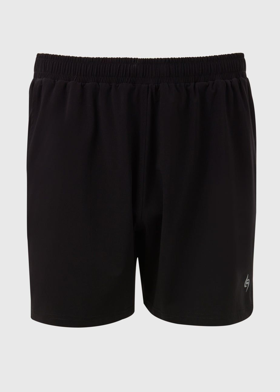 Souluxe Black Running Shorts