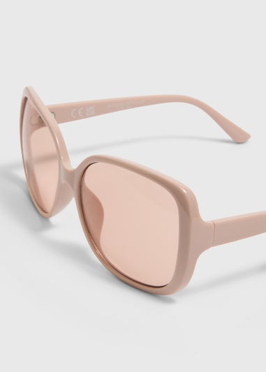 Nude Plastic Sunglasses