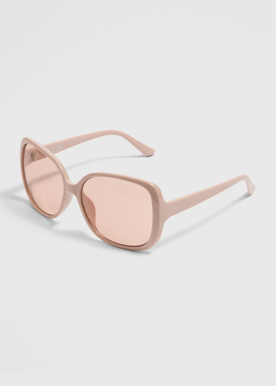 Nude Plastic Sunglasses