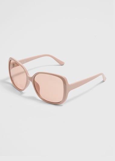 Nude Plastic Sunglasses