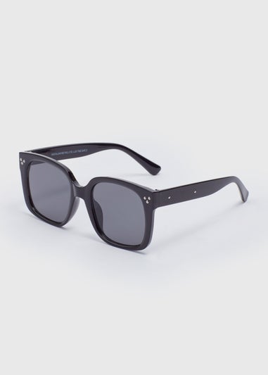 Black Oversized Nomad Sunglasses