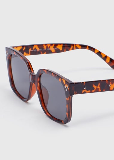 Tortoise Shell Oversized Nomad Sunglasses