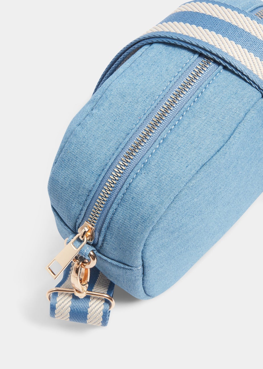 Denim Crossbody Camera Bag