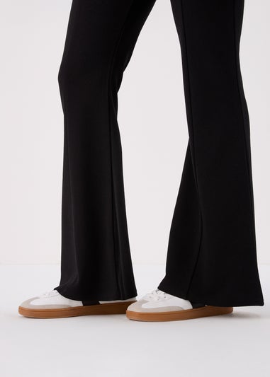 Black Kick Flared Trousers