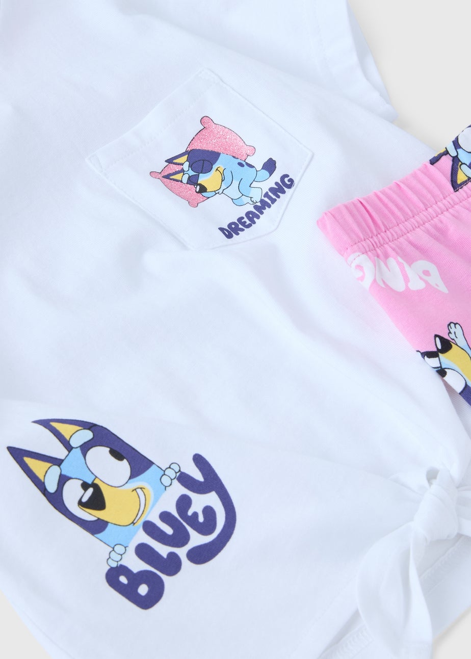 Bluey Kids Pink Shortie Pyjama Set (1-6yrs)