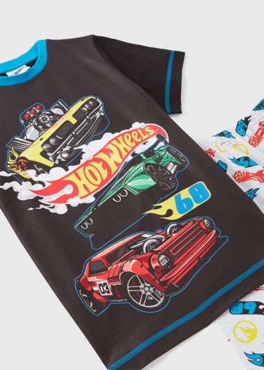 Hot Wheels Boys Black Shortie Set (5-12yrs)
