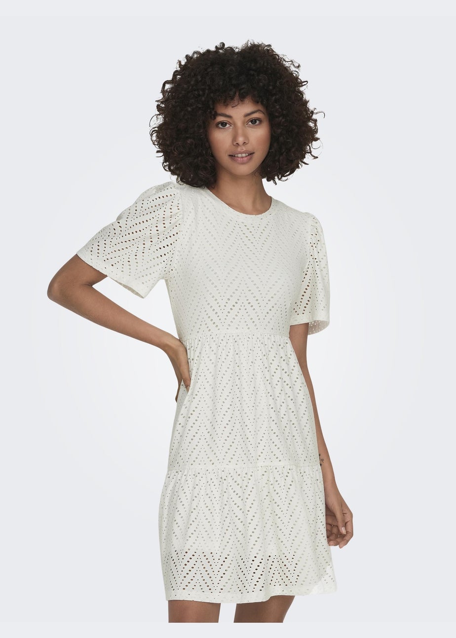 JDY White Carla Cathinka Dress