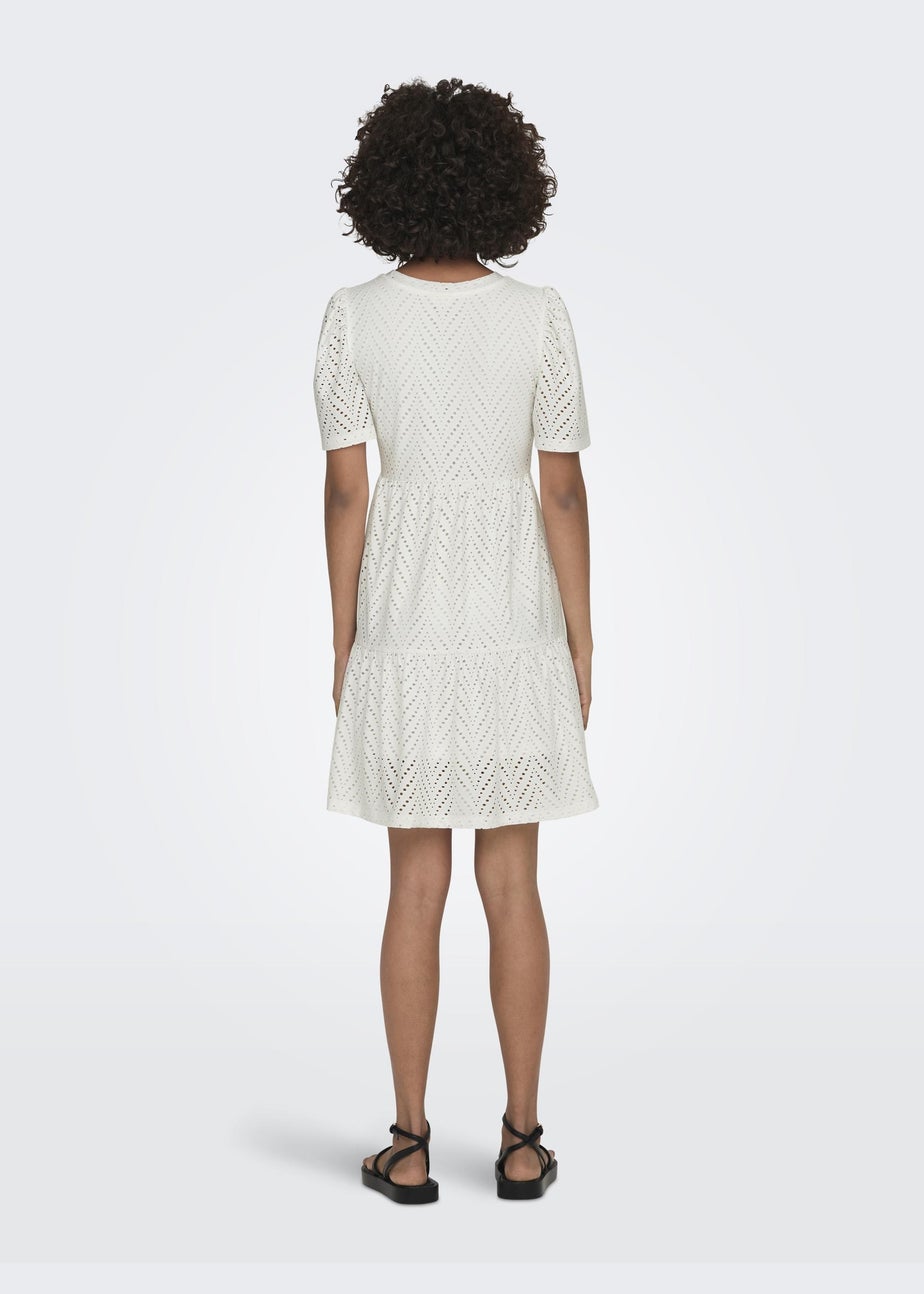 JDY White Carla Cathinka Dress