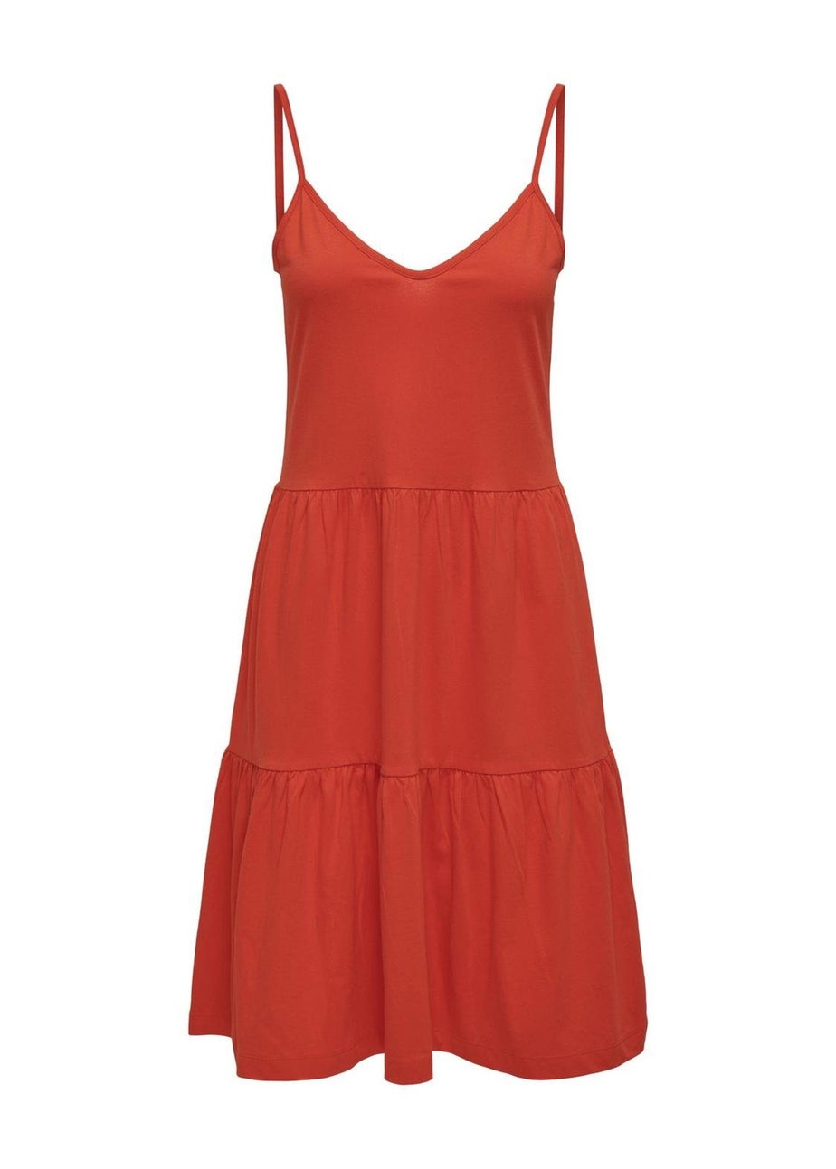 JDY Red Tie Swing Dress