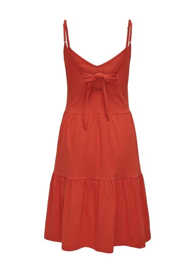 JDY Red Tie Swing Dress