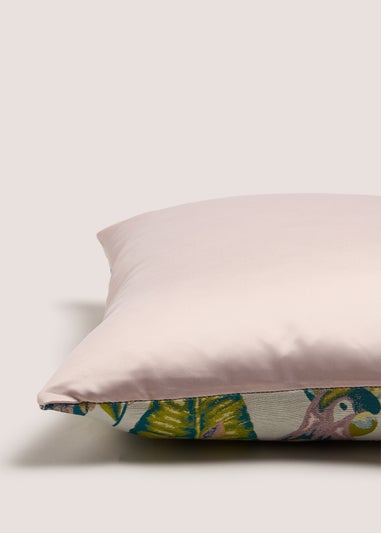 Parrot Print Jacquard Cushion (43cm x 43cm)