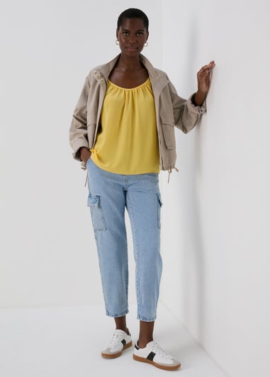 Yellow Solid Cami Top