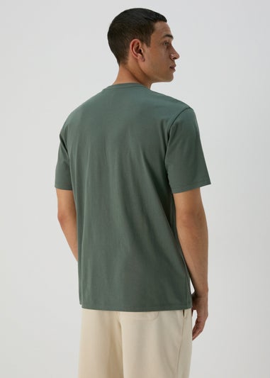 Pine Silver Mustang Print T-Shirt