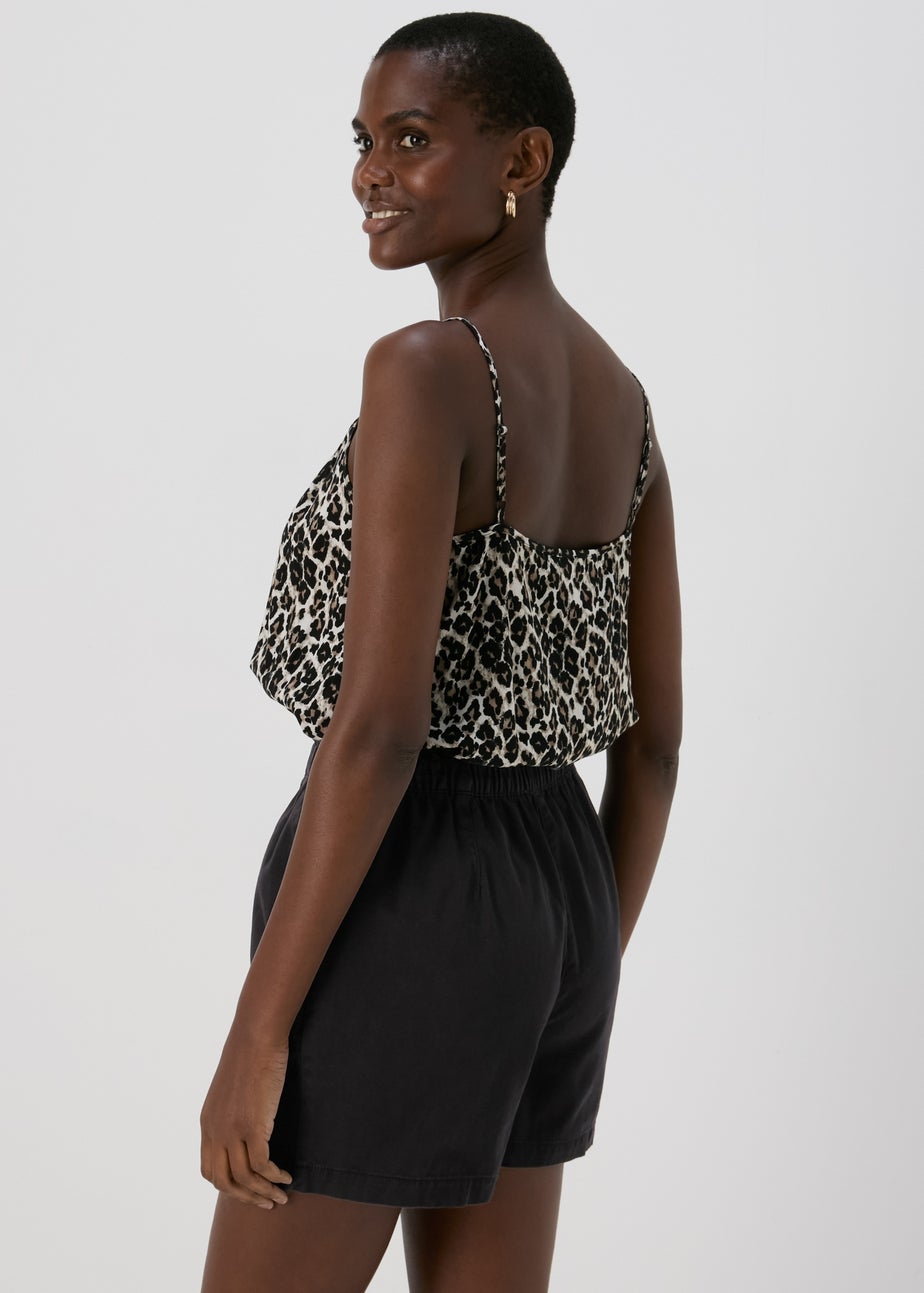 Black Paperbag Shorts