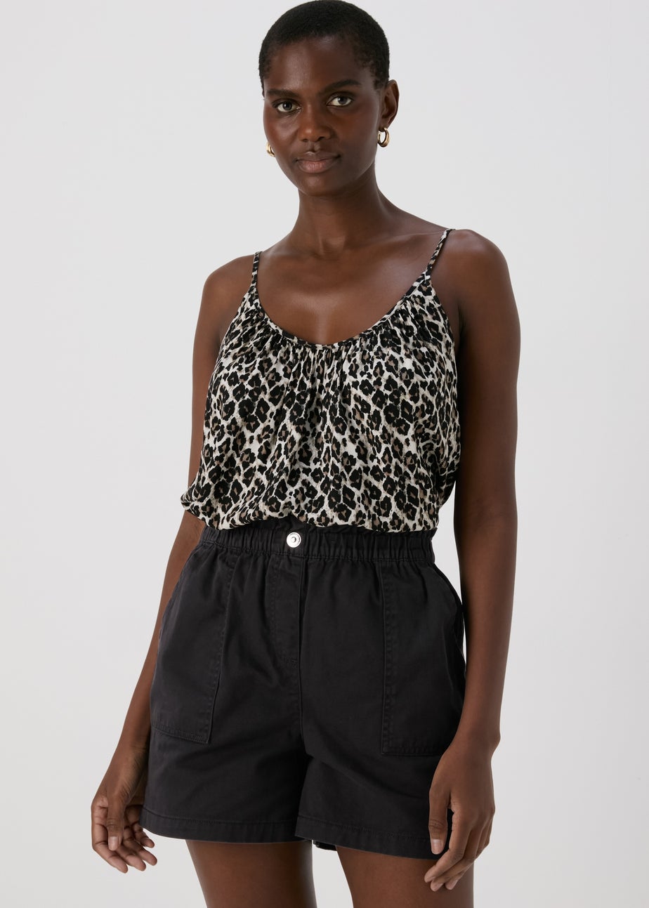 Black Paperbag Shorts