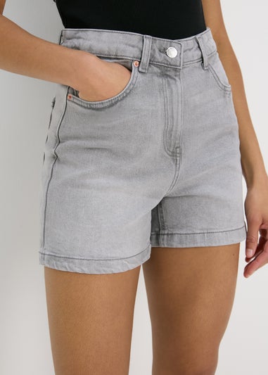Grey Mom Shorts