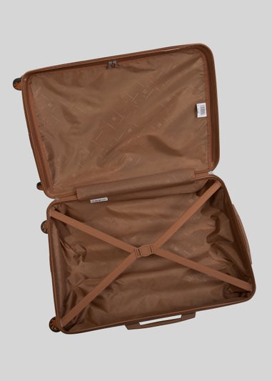 IT Luggage Yellow Hard Shell Suitcase